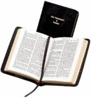 KJV Pocket New Testament and Psalms: Black, French Morocco leather