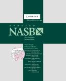 NASB Wide Margin Reference Bible: Black French Morocco Leather