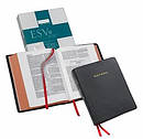 ESV Wide Margin Reference Bible: Black, Goatskin Leather