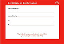 Confirmation Certificate