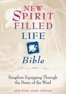 NKJV New Spirit Filled Life Bible: Black,  Genuine Leather Thumb-Indexed