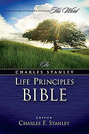 NKJV Life Principles Bible: Burgundy, Bonded Leather