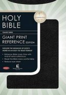 NKJV Personal Size Giant Print Reference Bible Imitation Leather Black