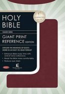 NKJV Personal Size Giant Print Reference Bible Imitation Leather Burgundy