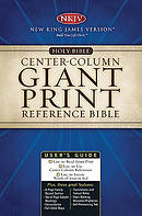 NKJV Reference Bible: Black,  Bonded Leather, Giant Print