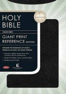 NKJV Reference Bible: Black, Bonded Leater, Giant Print, Thumb Indexed