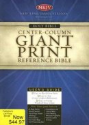 NKJV Giant Print Centre Column Reference Bible Bonded Leather Burgundy