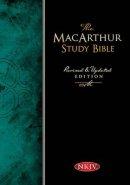 NKJV MacArthur Study Bible: Black,  Genuine Leather, 