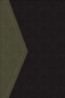 KJV Reference Bible Imitaion Leather Black and Khaki Green