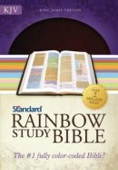 KJV Rainbow Study Bible Bonded Leather Brown
