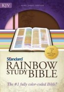 KJV Rainbow Study Bible Duotone Imitation Leather Brown