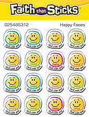 Happy Faces Stickers
