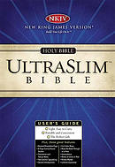 NKJV Slimline Bible: Burgundy, Bonded Leather