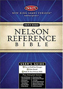 NKJV Reference Bible: Black, Bonded Leather, Thumb Index