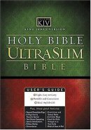 KJV Ultraslim Bible: Black, Bonded leather