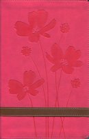 God's Word Personal Size Giant Print Bible: Rose/Brown, Imitation Leather