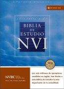 NVI Biblia de Estudio Spanish Study Bible Imitation Leather Black Thumb Index