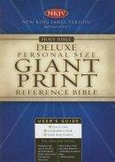 NKJV Personal Size Giant Print Bible Burgundy Bonded Leather Thumb Indexed