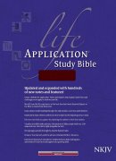 NKJV Life Application Study Bible: Burgundy, Thumb Indexed, Bonded Leather