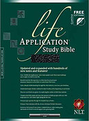 NLT Life Application Study Bible: Black, Bonded Leather, Thumb Index