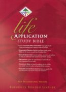 NIV Life Application Study Bible: Burgundy, Bonded Leather