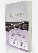 KJV Gift and Award Bible:  White, Imitation Leather
