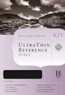 KJV Ultrathin Reference Bible: Black, Genuine Leather