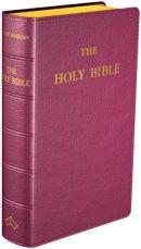 Douay- Rheims Pocket Bible: Burgundy Leather