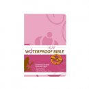 KJV Waterproof Bible: Pink & Brown Floral
