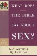 What Does The Bible Say About Sex Pb