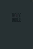 KJV Personal Size Giant Print Reference Bible Imitation Leather Charcoal Black