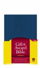 NLT Gift & Award Bible: Navy, Imitation Leather