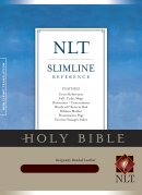 NLT Slimline Reference Bible: Burgundy, Bonded Leather