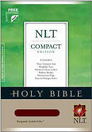 NLT Compact Bible: Burgundy, LeatherLike