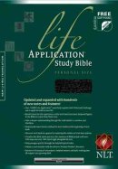 NLT Life Application Study Bible: Black, Bonded Leather, Personal Size