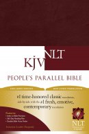 KJV / NLT People's Parallel Bible: Burgundy, Imitation Leather
