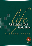 NLT Life Application Large Print, Bible: Hardback