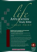 NLT Life Application Bible: Burgundy, Bonded Leather, Thumb Index, Large Print