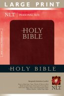 NLT Personal Size Large Print Bible: Burgundy, Imitation Leather
