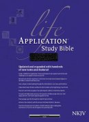 NKJV Life Application Study Bible: Black, Bonded Leather, Thumb Indexed