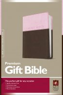 NLT Premium Gift Bible: Pink & Brown, Leatherlike 