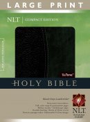 NLT Compact Bible: Black/Onyx, Imitation Leather, Large Print