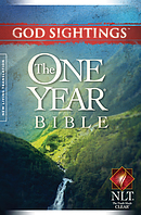 NLT God Sightings The One Year Bible: Paperback