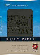 NLT Slimline Reference Jeremiah 29:11 Ebony