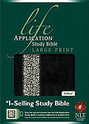 Life Application Study Bible Large Print Duotone  Imitation Leather Ivory
