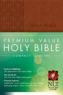 NLT Premium Value Compact Slimline Bible Imitation Leather Brown