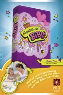 Hands On Bible Updated Edition NLT Leather-look Purple