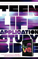 NLT Teen Life Application Study Bible: Black Tie-Dye, Leatherlike