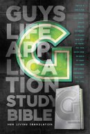 NLT Guys Life Application Study Bible: Leather-Like, Iridium