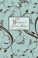 NKJV Woman's Study Bible Personal Size: Chocolate/Light Blue, Paperback